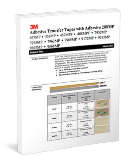 Access Our Data Library of 3M Acrylic Adhesives