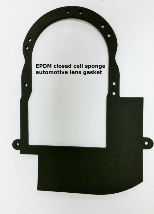 closed cell sponge automotive lens gasket